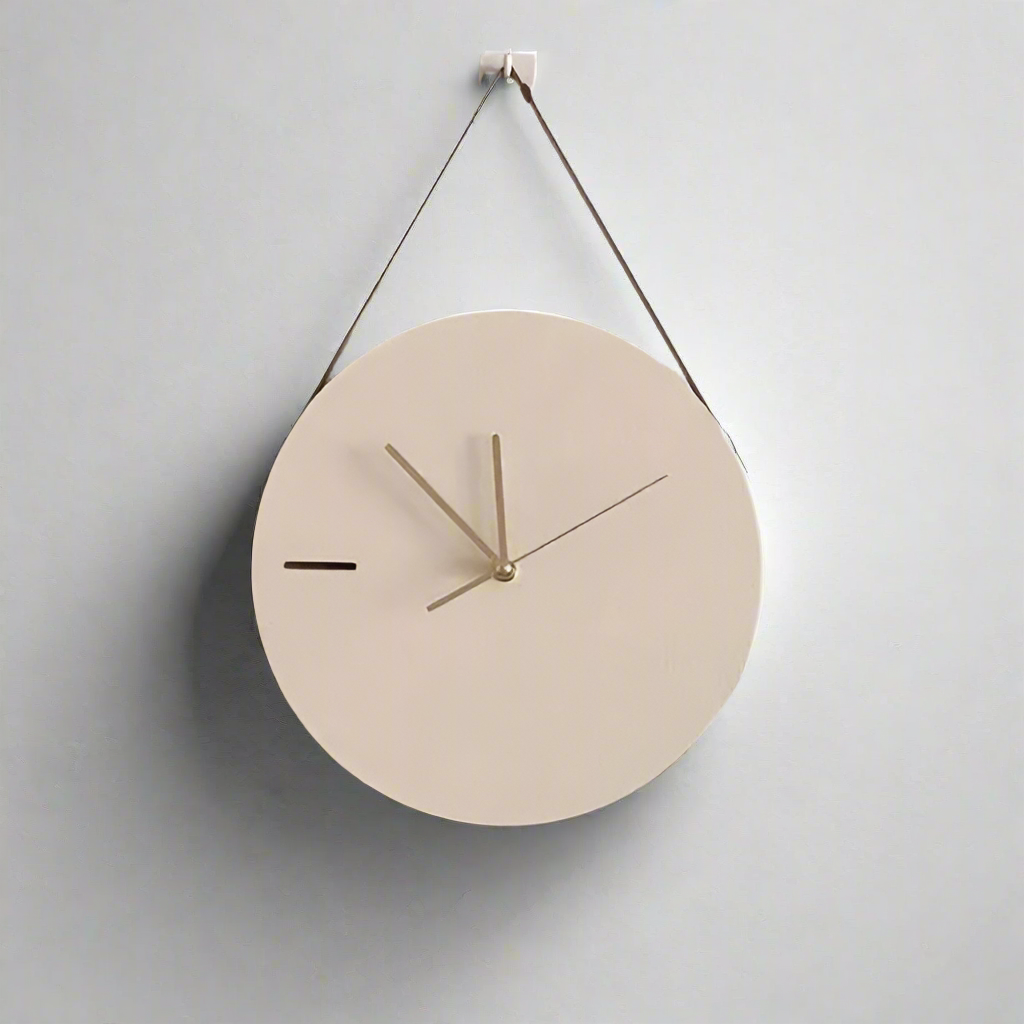 Intentional Timepiece Minimalist Wooden Clock Honoring Japanese Aesthetics