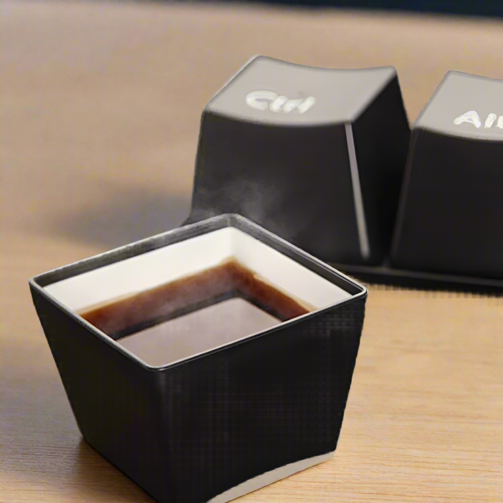 CtrlAltBrew Keyboard-Inspired Mug Set for Tech Enthusiasts (201-300ml)