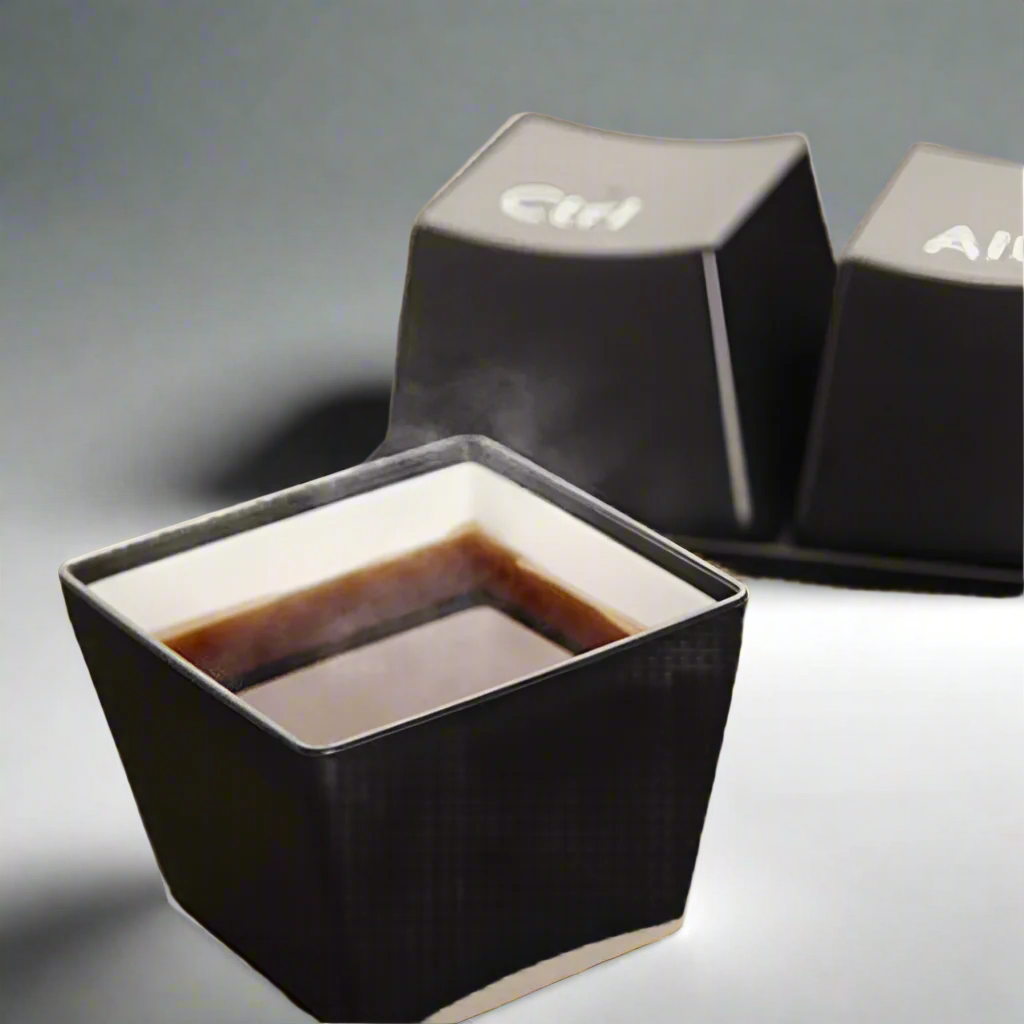 CtrlAltBrew Keyboard-Inspired Mug Set for Tech Enthusiasts (201-300ml)