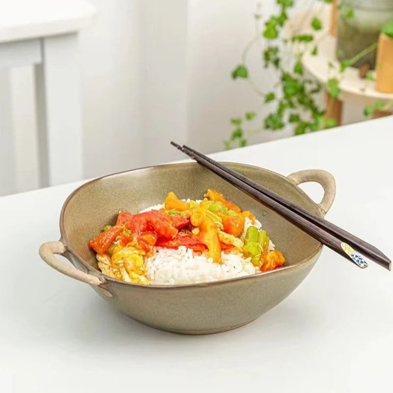 SimplicityPorcelain Dining Bowl for Everyday Refined Serving