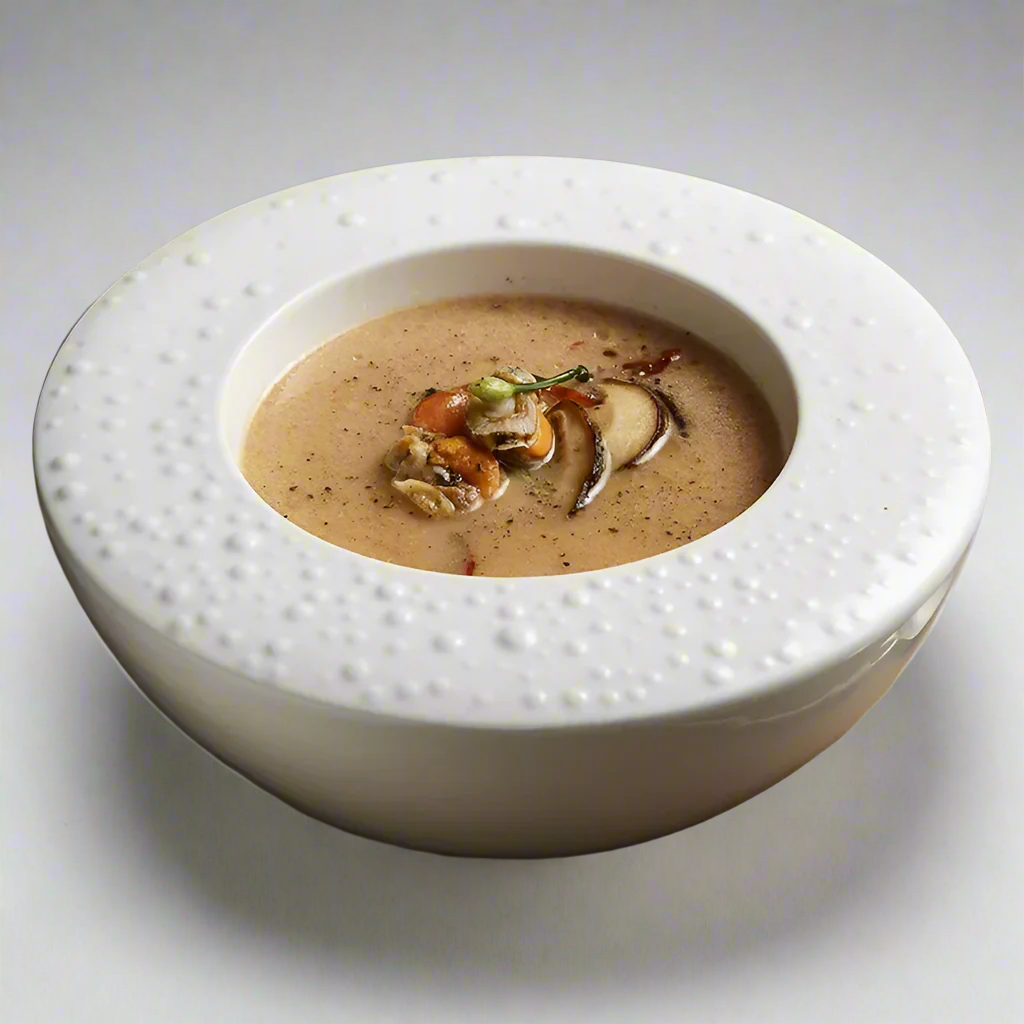 ArtisanalTableware Minimalist Ceramic Bowl Elevating Culinary Experiences