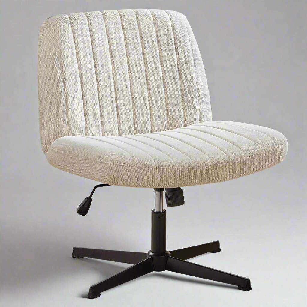 PureForm Sleek Cross-Legged Reductionist Chic Task Chair