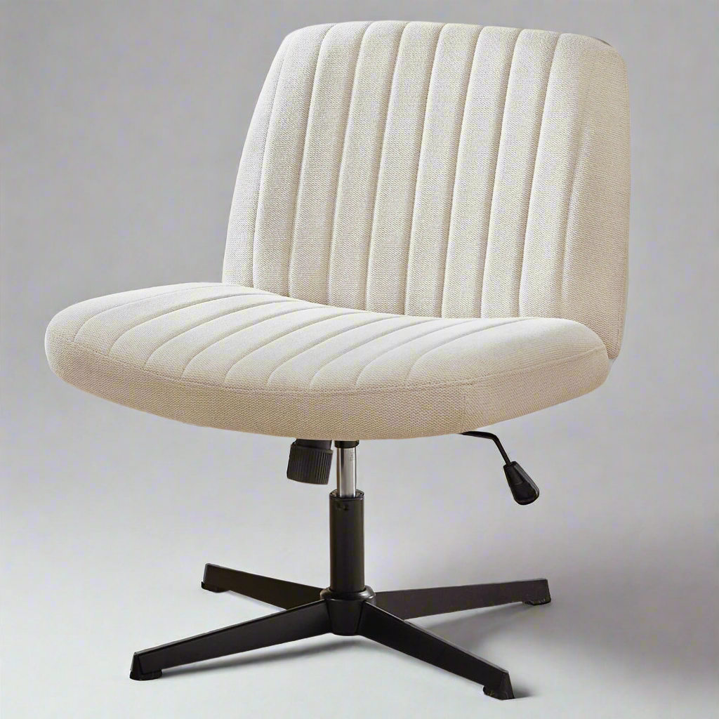 PureForm Sleek Cross-Legged Reductionist Chic Task Chair