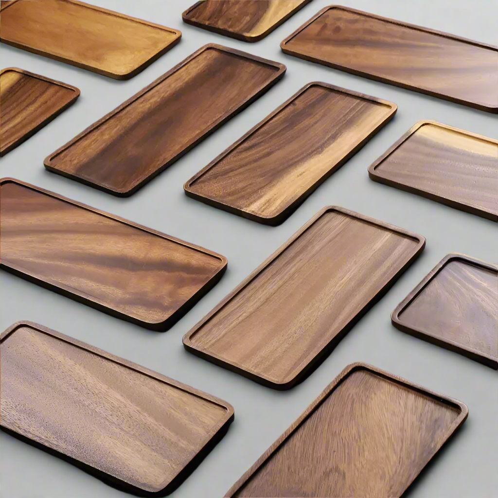 NaturePlatter Premium Handcrafted Wooden Serving Boards for Stylish Presentations