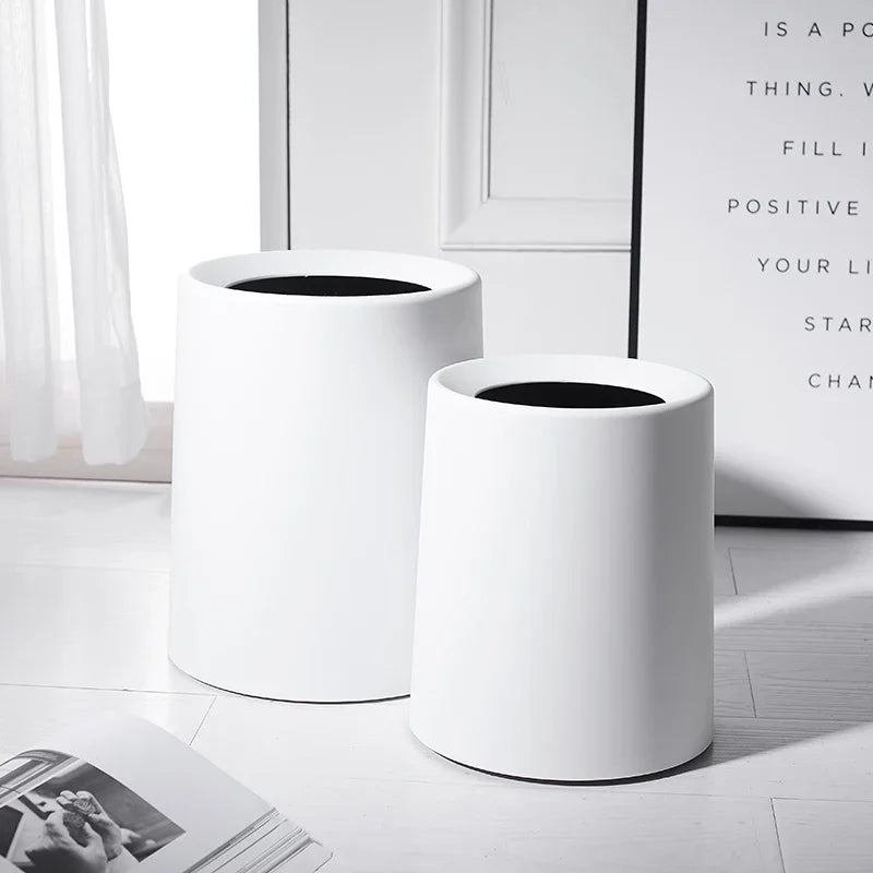 ZenBin Japanese-Inspired Dual-Layer Minimalist Waste Container