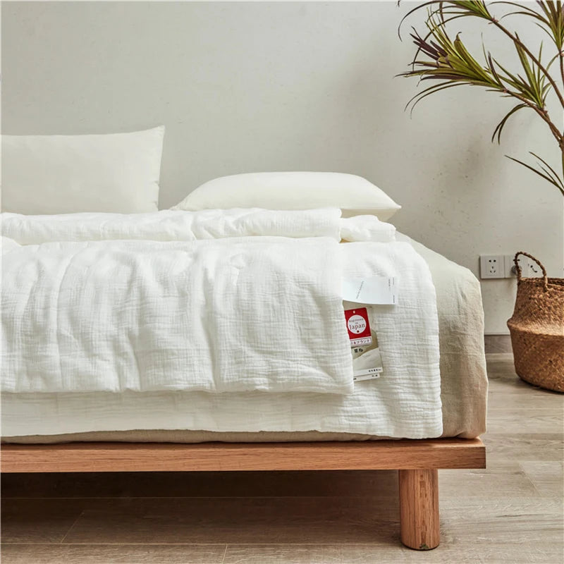 AirLoom Breathable & Airy Pure Cotton Quilt for Year-Round Comfort