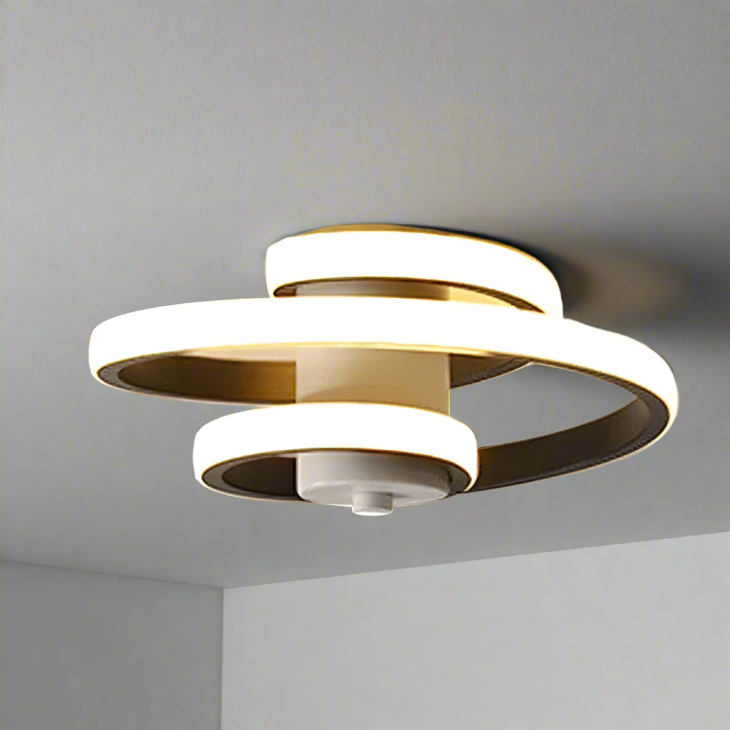 LuminaHelix Sleek & Contemporary 360° Spiral Ceiling Light