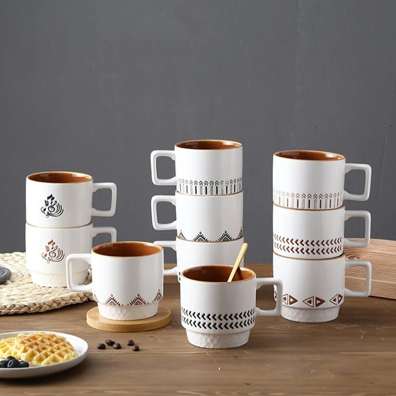 StackSip Zen Premium Stackable Japanese-Inspired Ceramic Drinkware