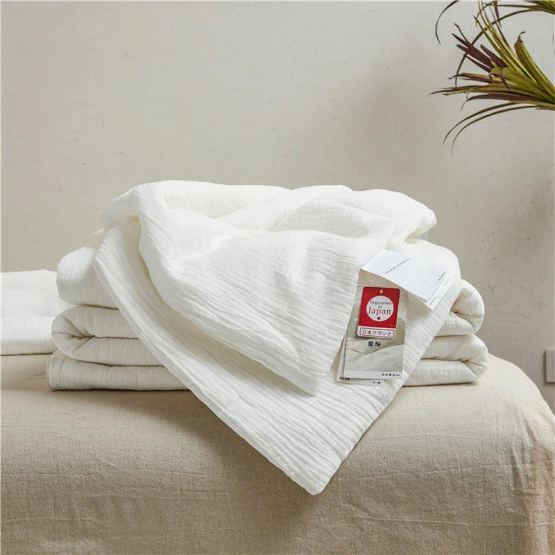 AirLoom Breathable & Airy Pure Cotton Quilt for Year-Round Comfort