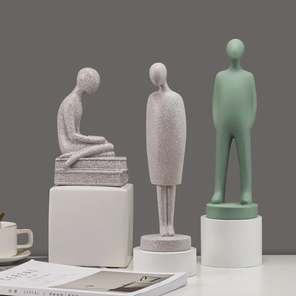 SilentSoul Contemporary Resin Sculptures for Thoughtful Home Styling