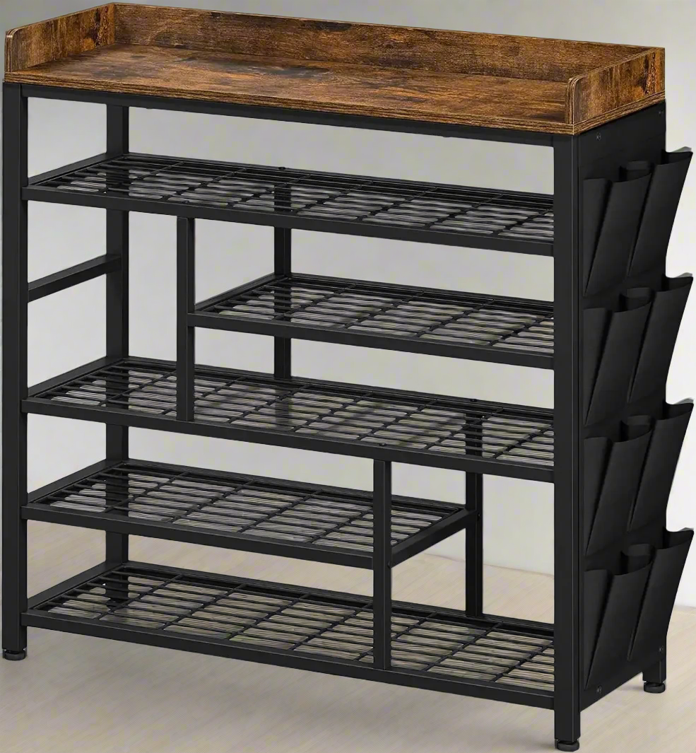 WelcomingOrder: Sturdy Shoe Storage Rack for Hallways