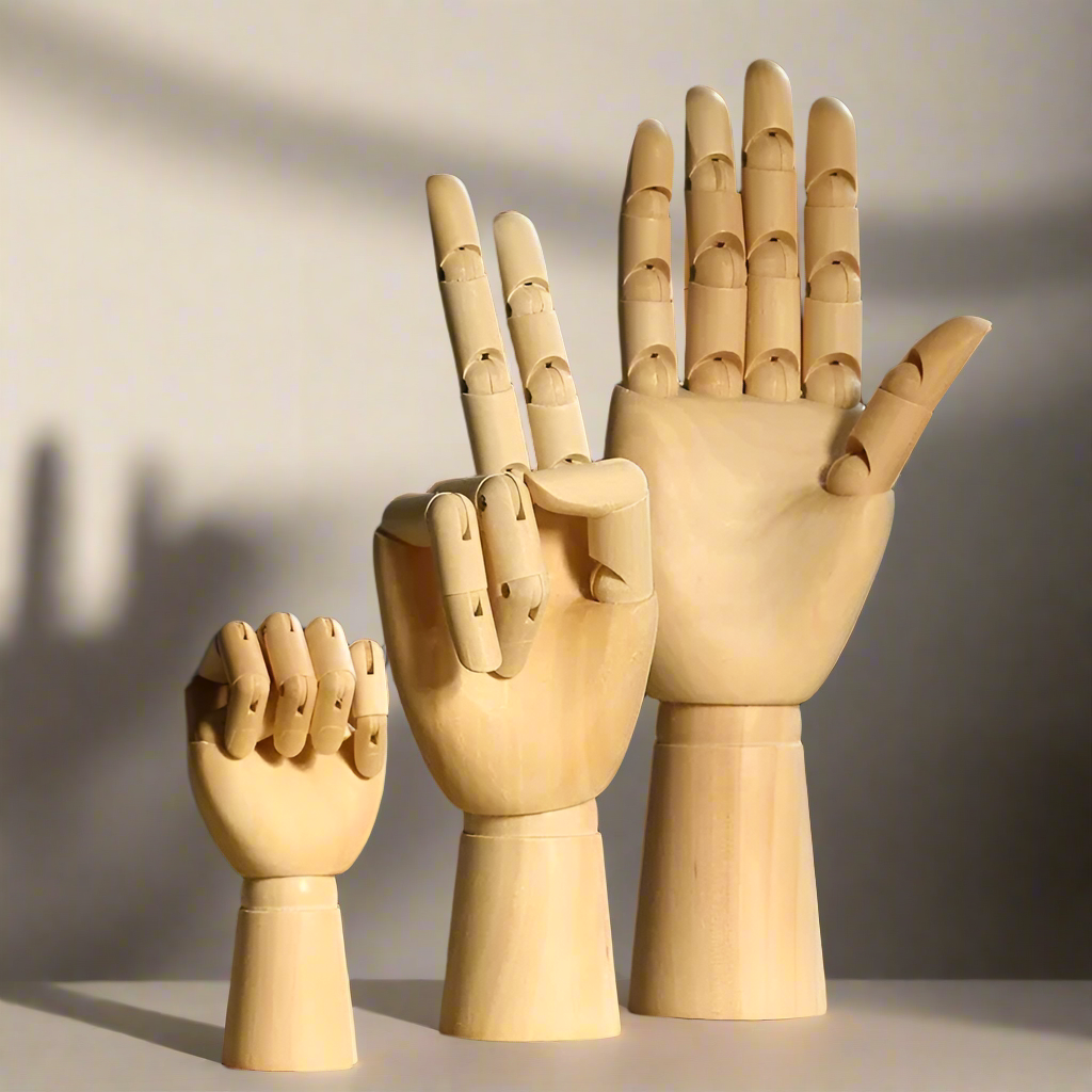 ArticulatedArtistry Creative Adjustable Wooden Hand Model